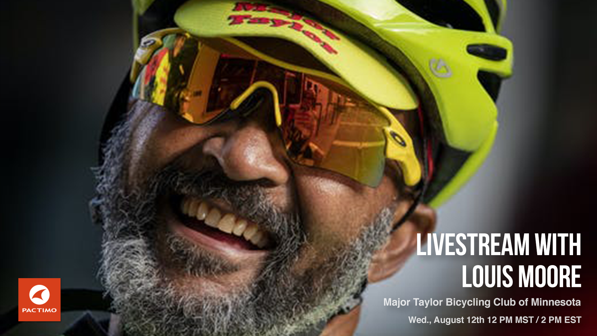Livestream Replay: Louis Moore, founder of the Major Taylor Bicycling Club of Minnesota