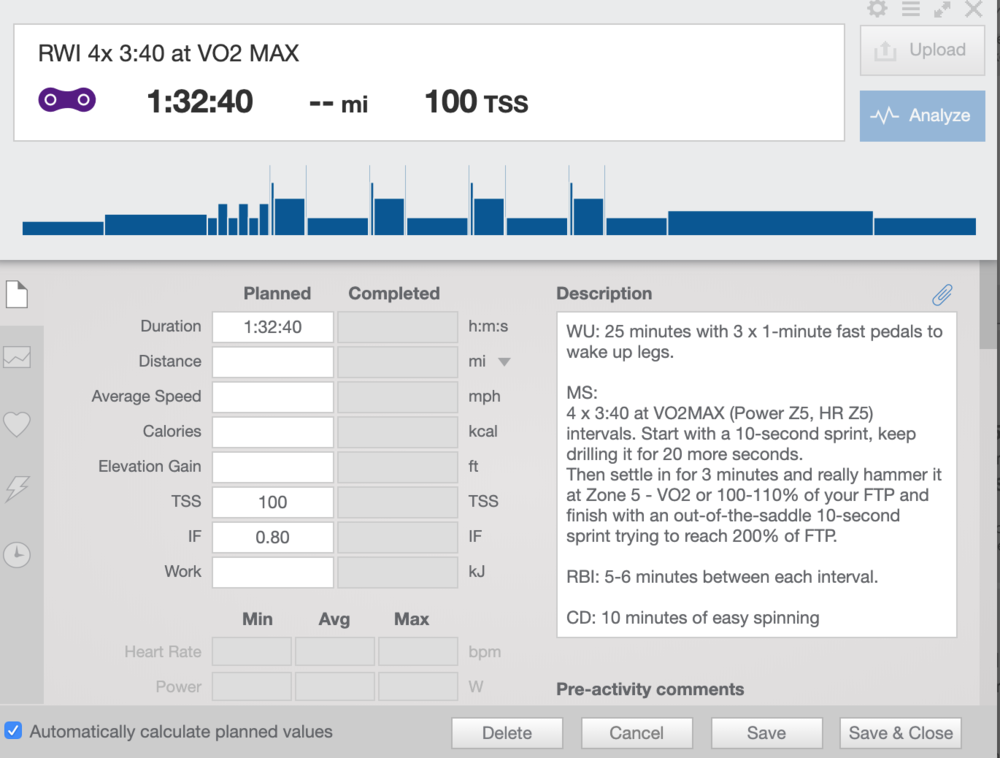 Ftp Interval In Cycling Indoor Cycling Cycling Ftp Training Plan