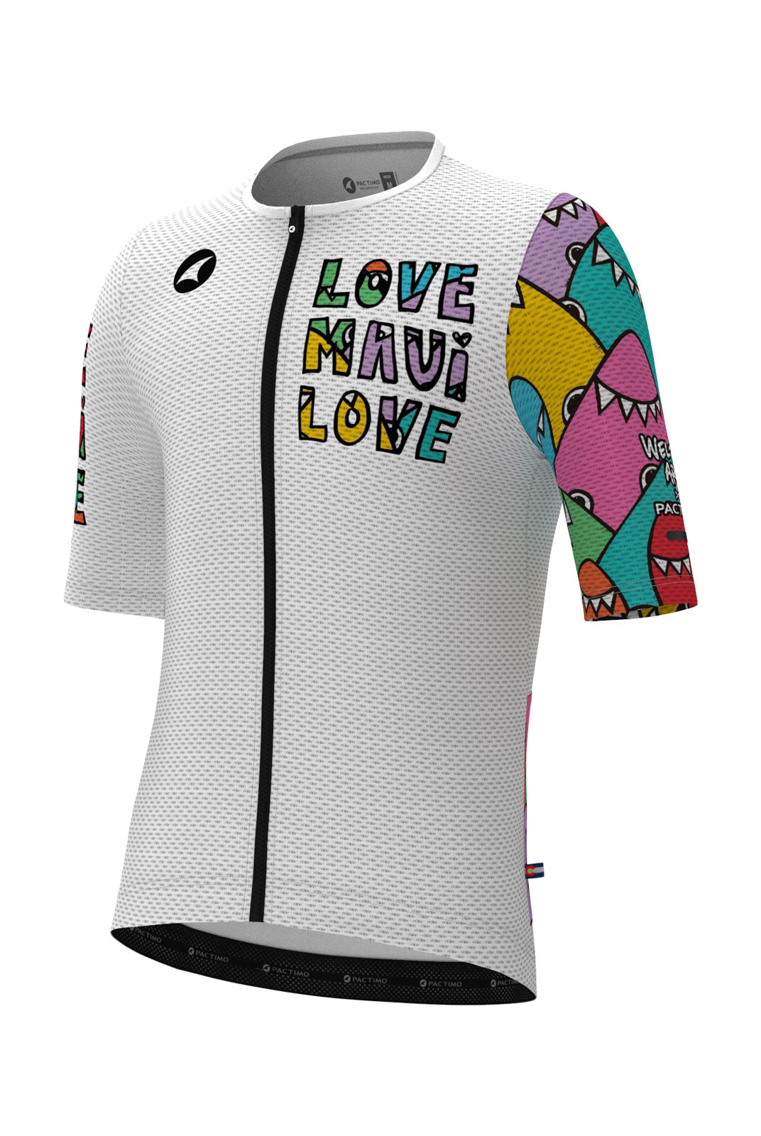 Men's Summer Cycling Jersey - Welzie Design - Front View