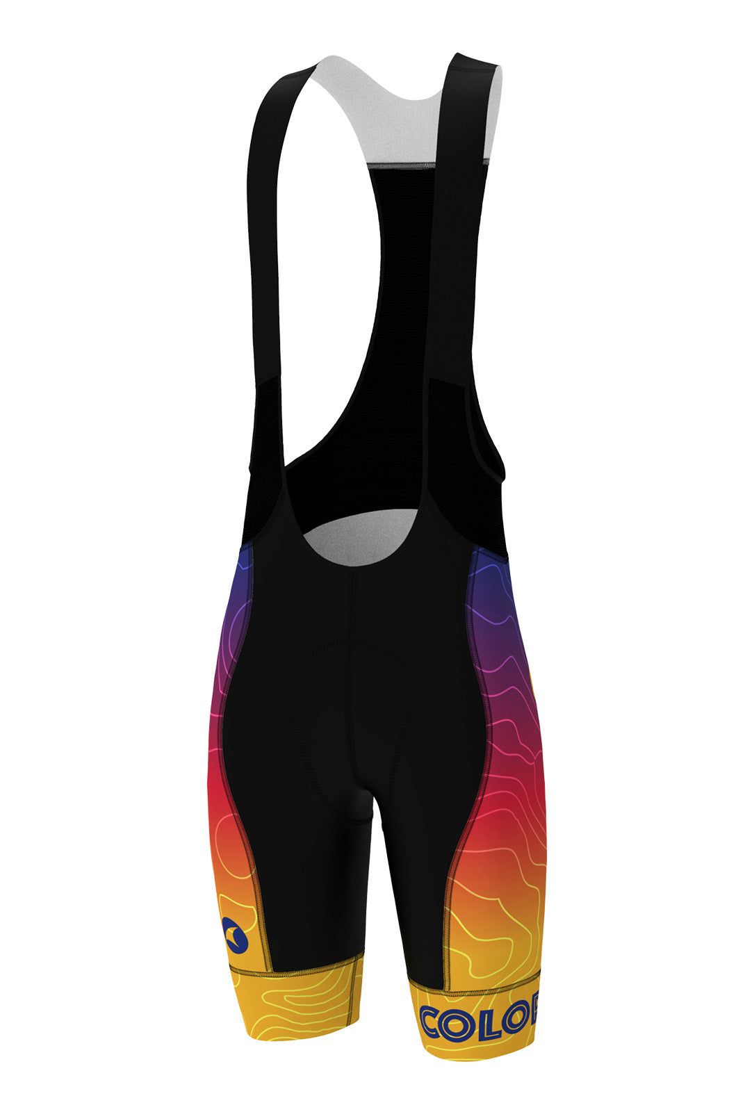 Men's Long Length Colorado Cycling Bibs - Dawn Ombre