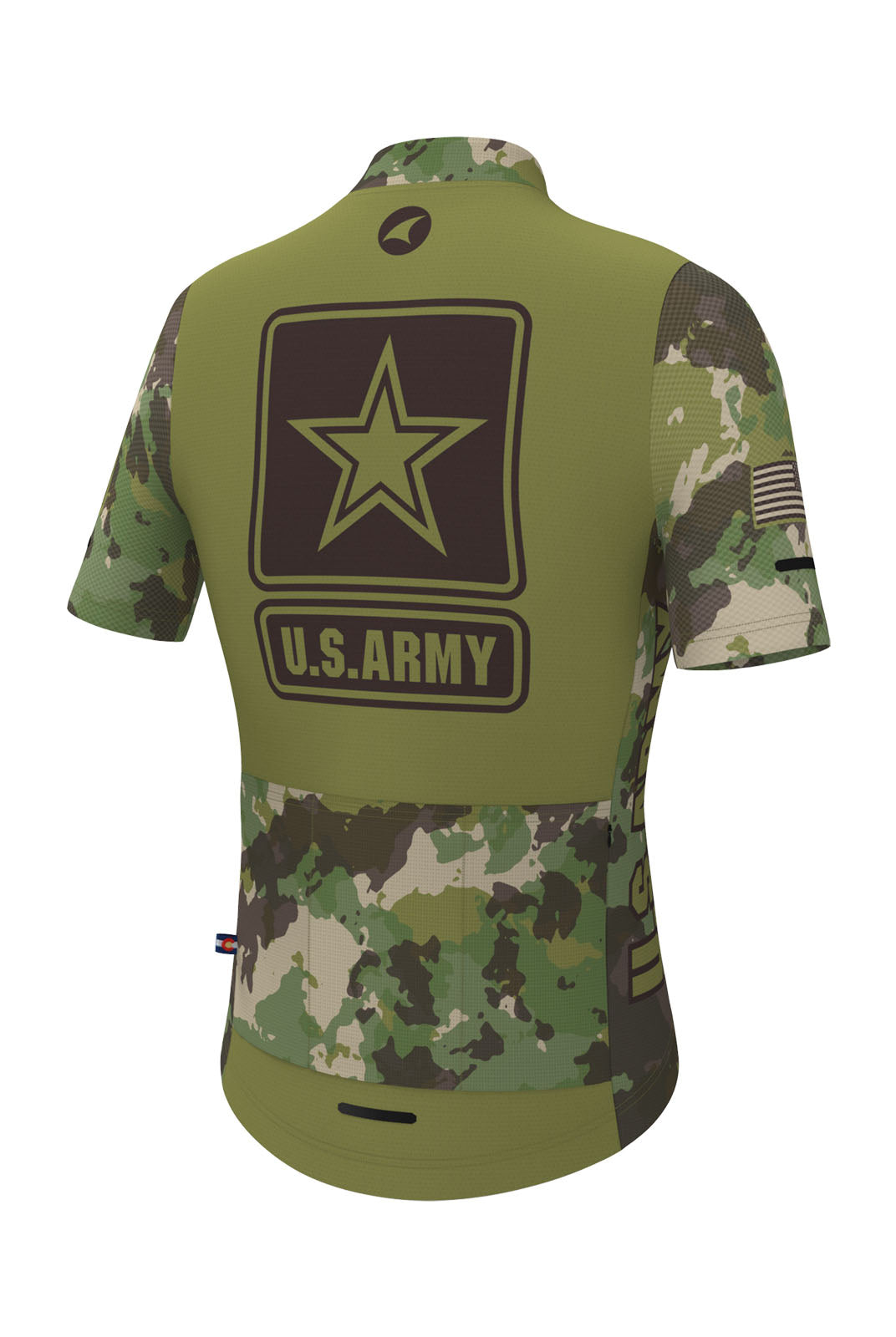 Women's US Army Cycling Jersey - Ascent Back View