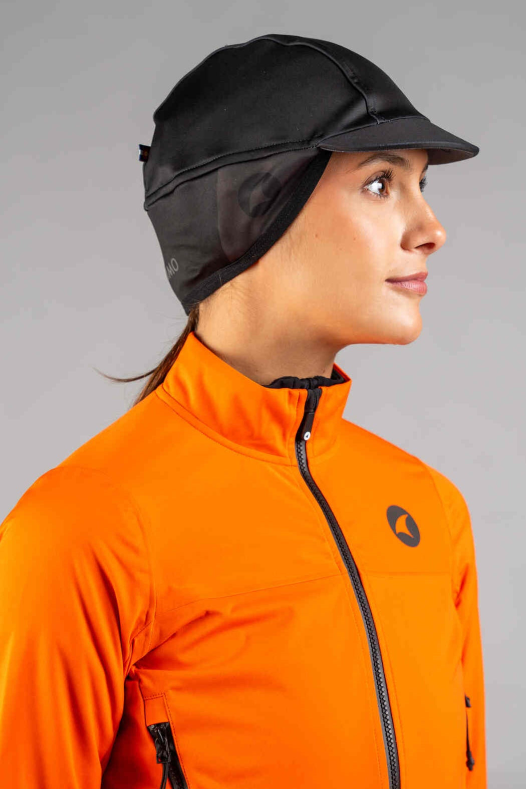 Black Storm Thermal Cycling Cap - Side View
