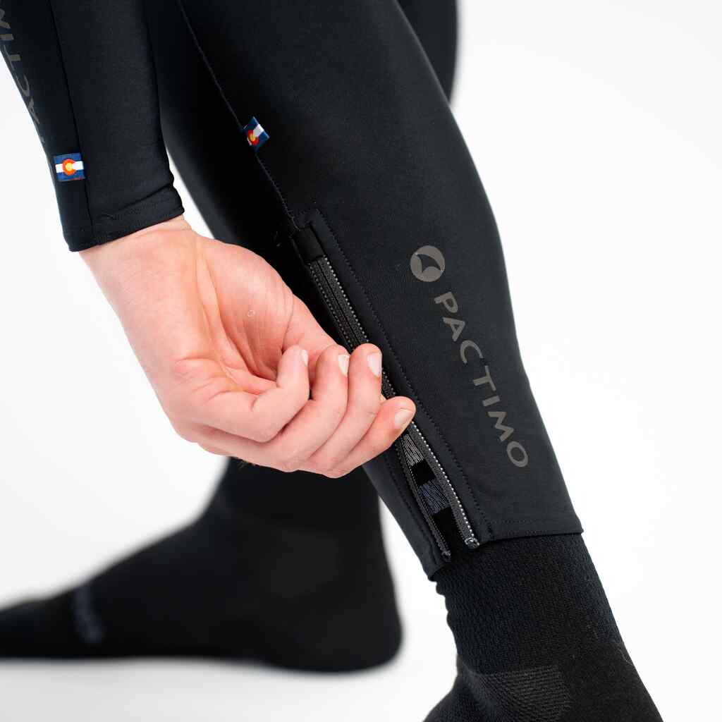 Ankle Zipper on Cycling Leg Warmers