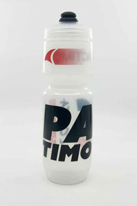 Black and Red Clear 26oz Cycling Water Bottle