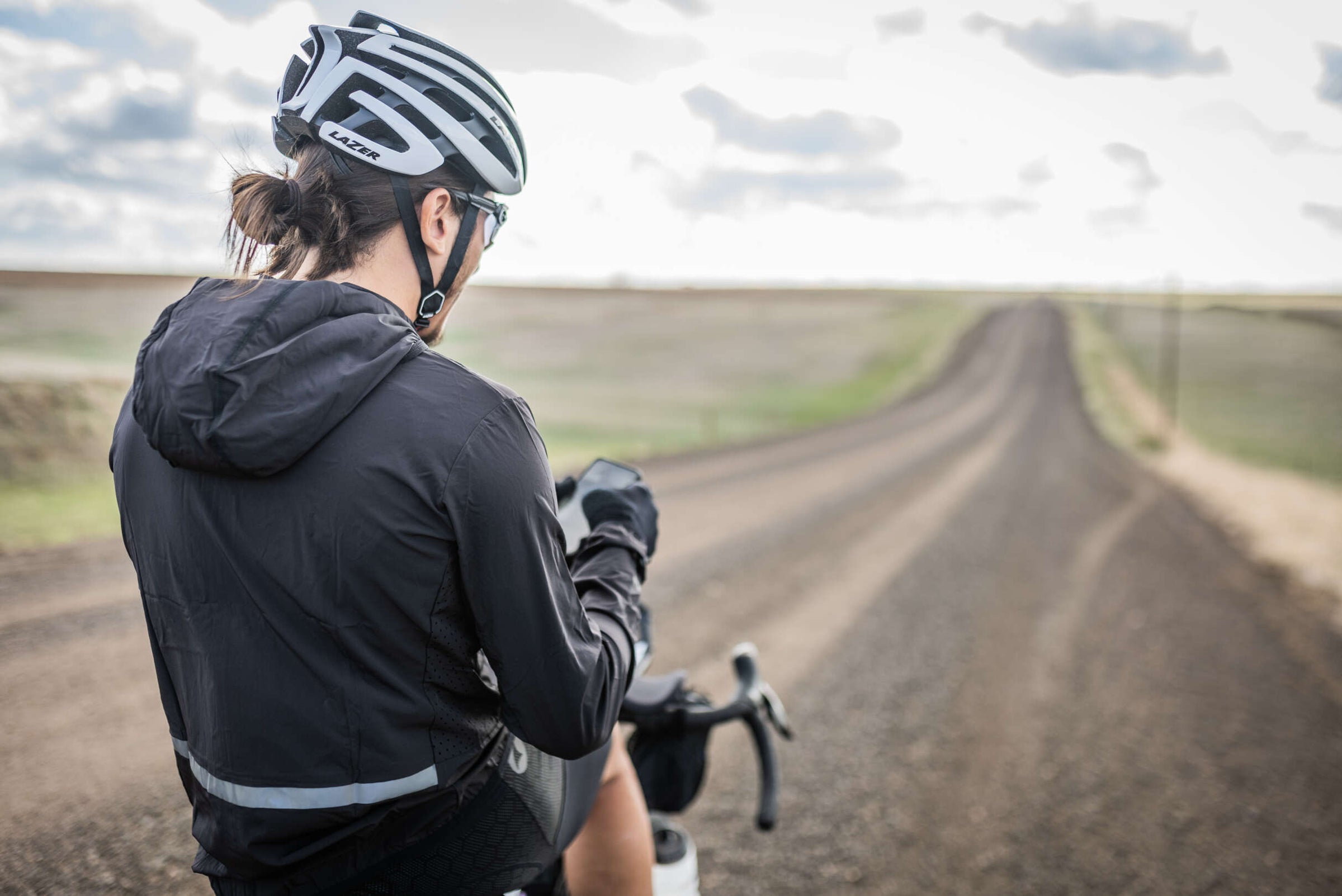 Men's Black Packable MTB Jacket