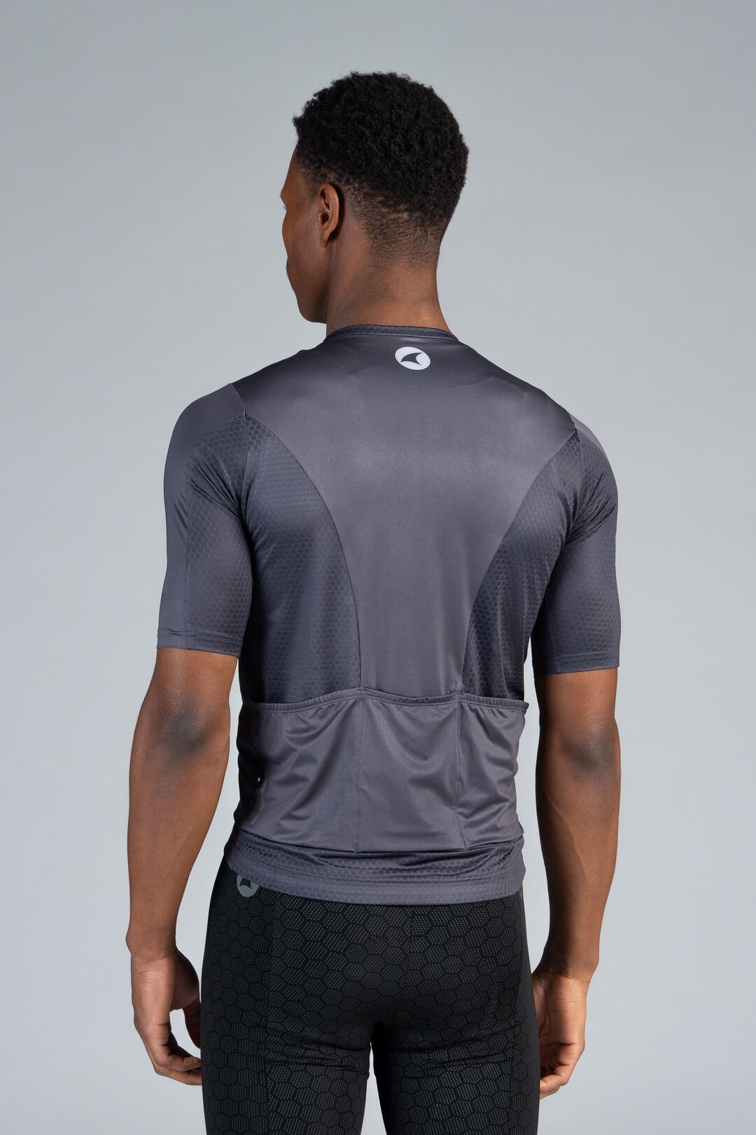 Men's Black Summit Bike Jersey -  View
