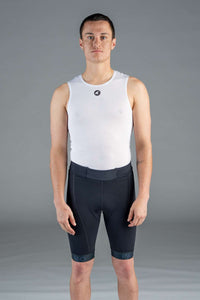 Men's Black Ascent Cycling Shorts - Front View
