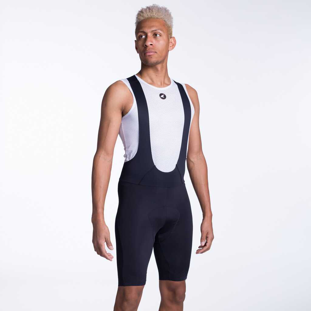 Men's Black Cycling Bibs