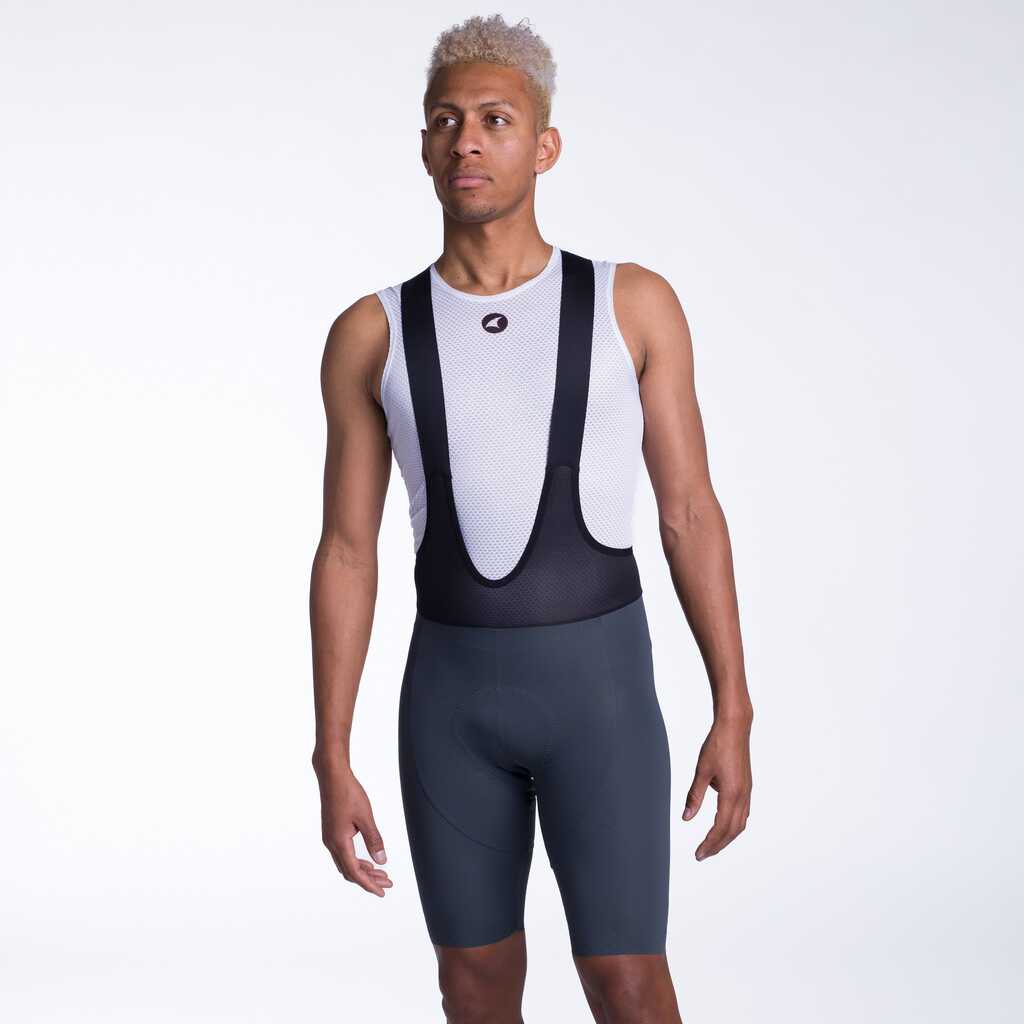 Men's Grey Cycling Bibs