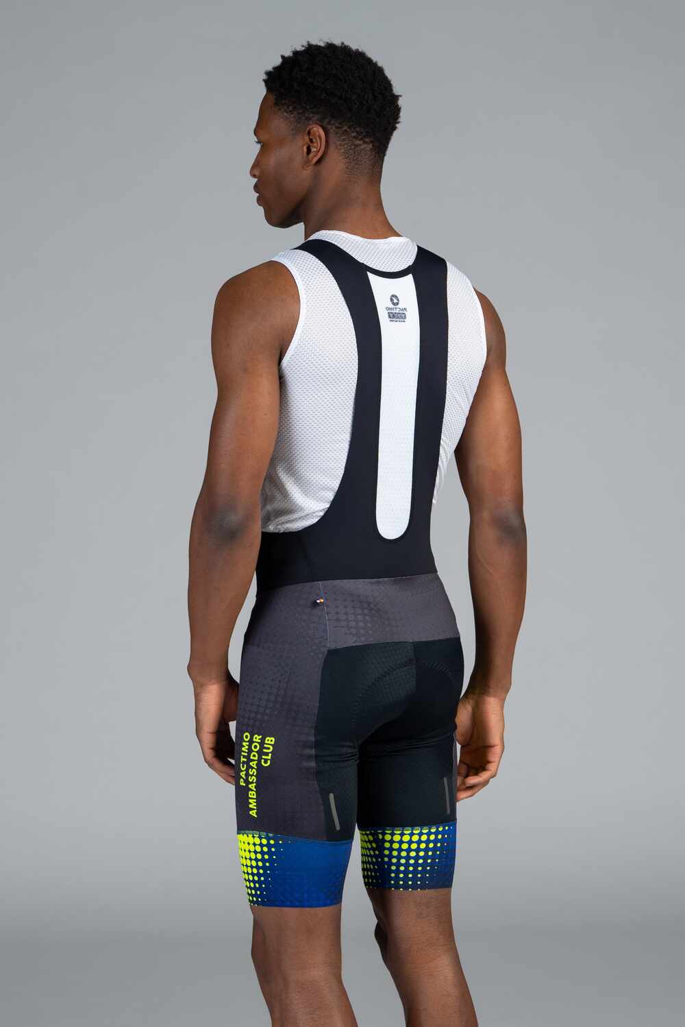 Men's PAC Summit Raptor Bibs - Azure Back View