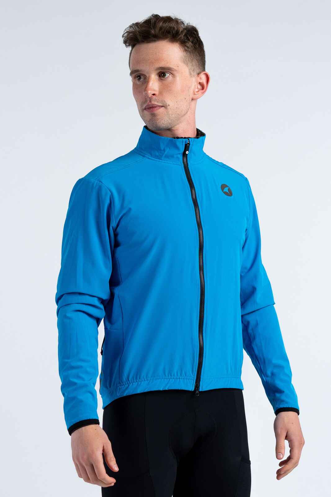 Men's Bright Blue Thermal Cycling Jacket