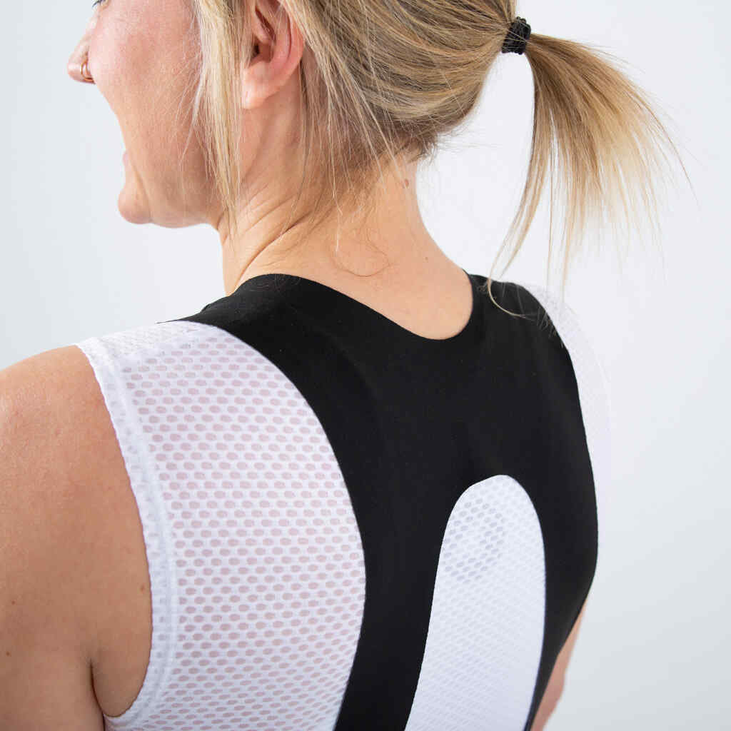 Women's Zero-Weight Mesh Cycling Base Layer - Upper Back Close-Up