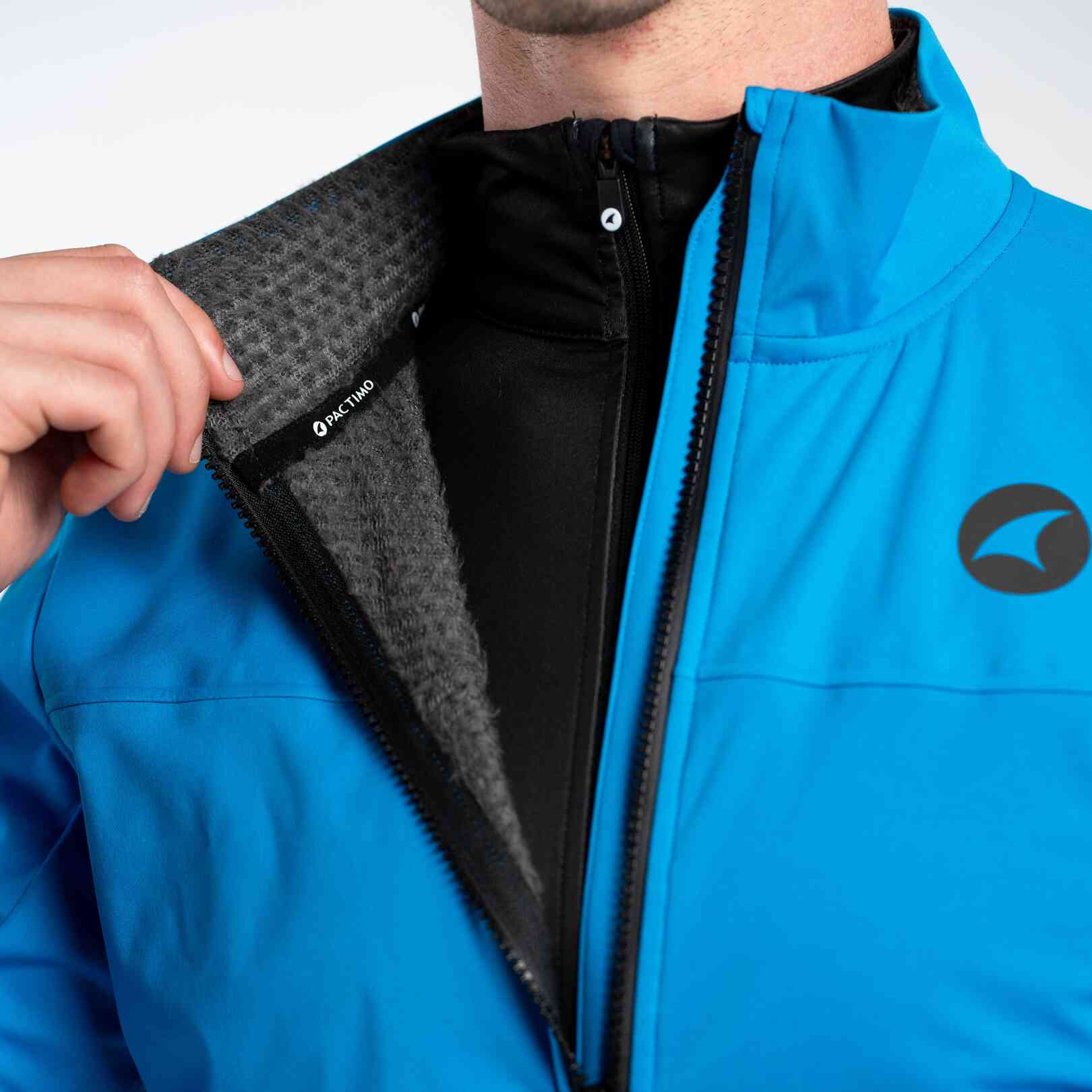 Polartec Insulation - Blue Cycling Jacket