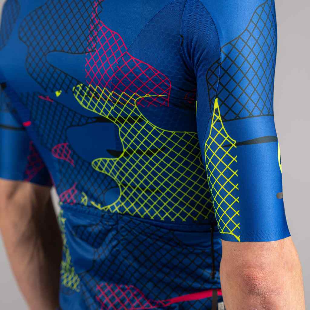 Men's Summit Aero Range Cycling Jersey - Raw edge sleeves