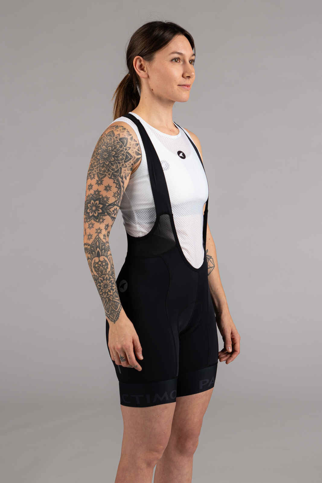 Women's Cycling Bibs - Ascent Vector Front View