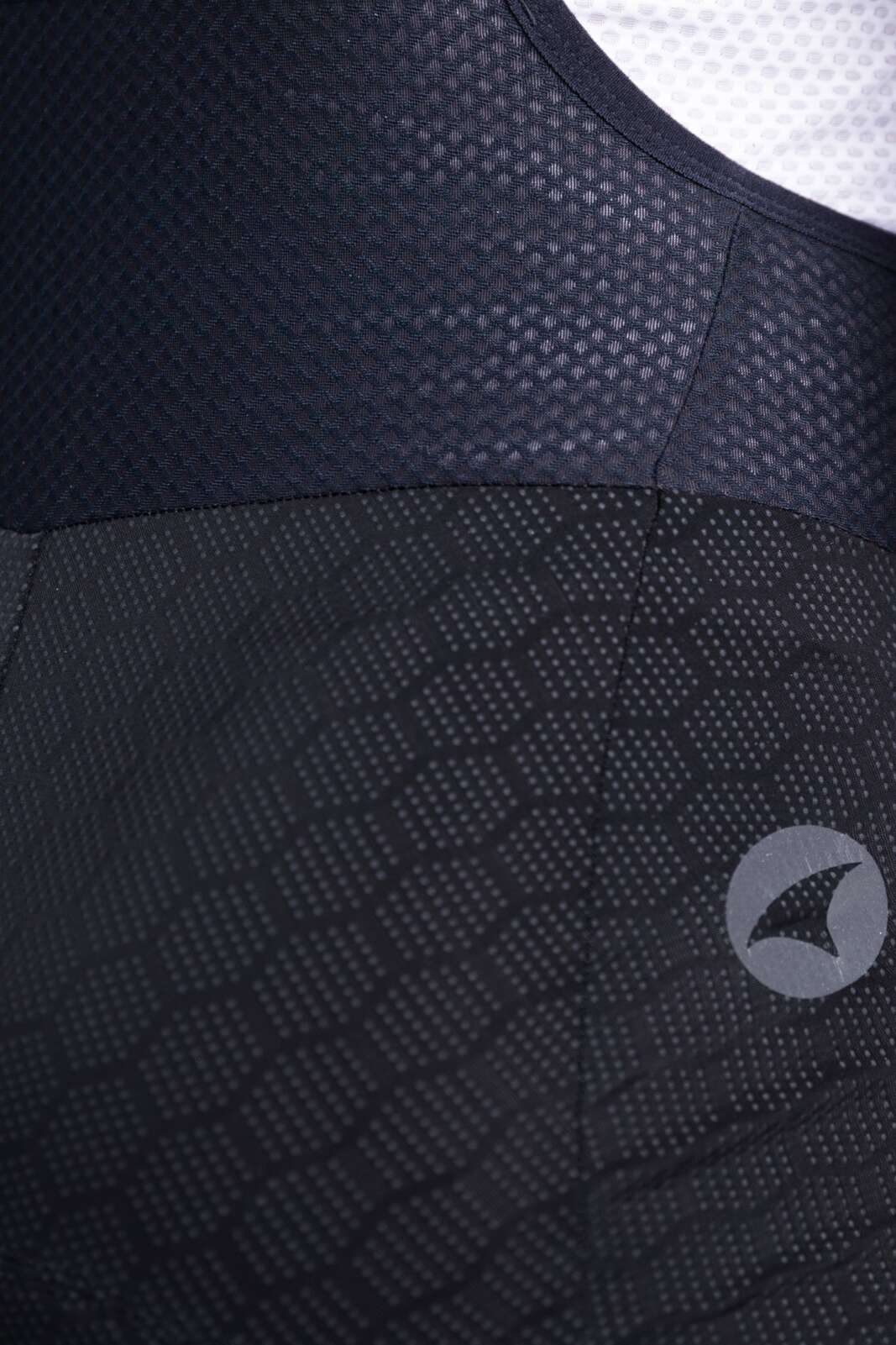 Men's 12-Hour Cycling Bibs - Summit Stratos Cerami-K Fabric Detail