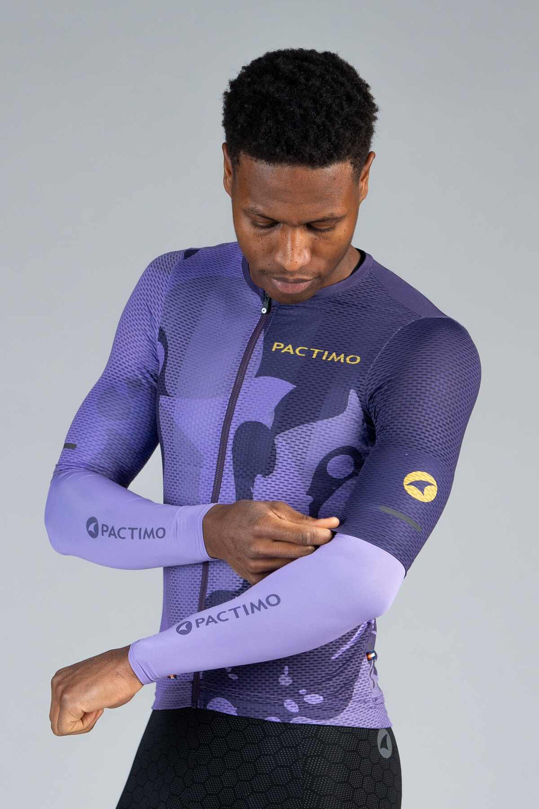 Purple Cycling Sun Sleeves