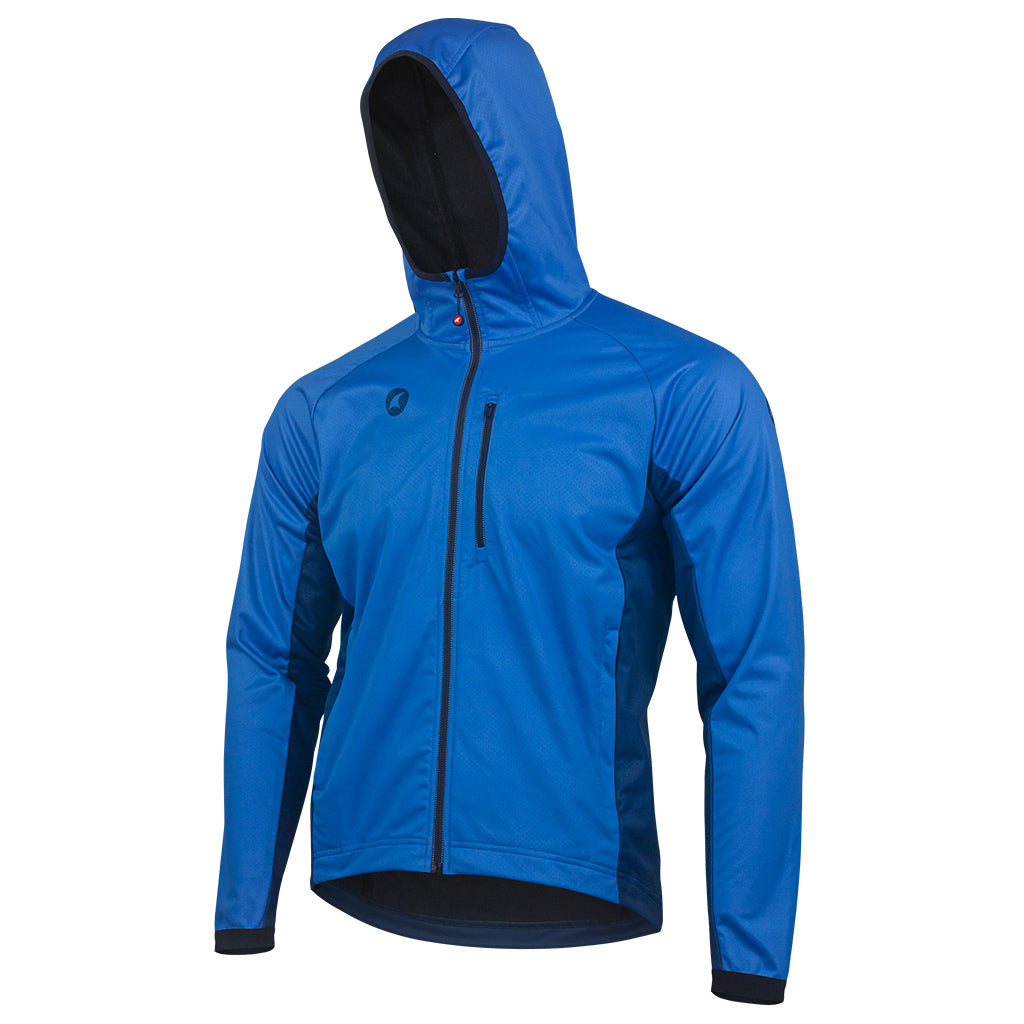 Men's Blue MTB Hoodie - Front View