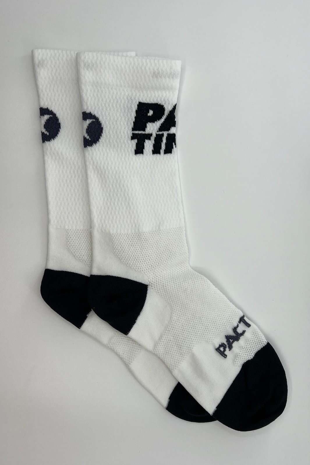 White Cycling Socks - Pactimo