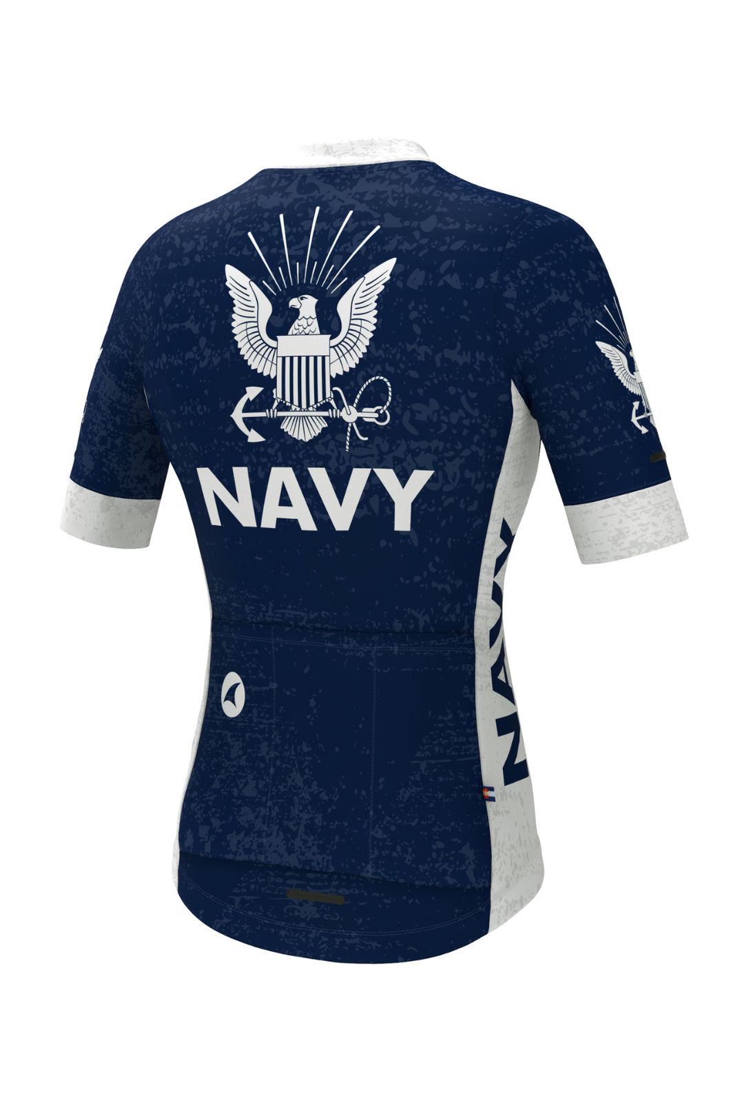 Women's US Navy Cycling Jersey - Ascent Aero Back View