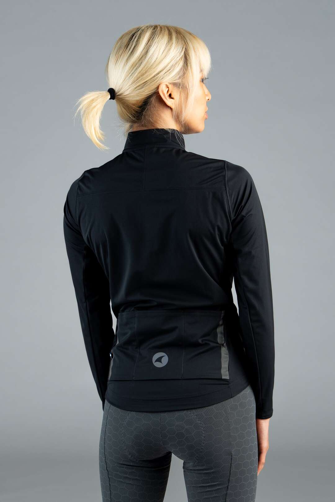 Women's Cycling Jacket for Cold Wet Weather - Back View