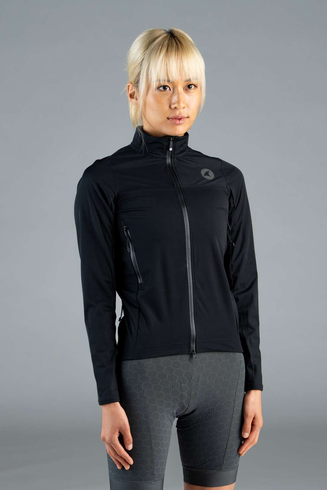 Women's Cycling Jacket for Cold Wet Weather - Front View