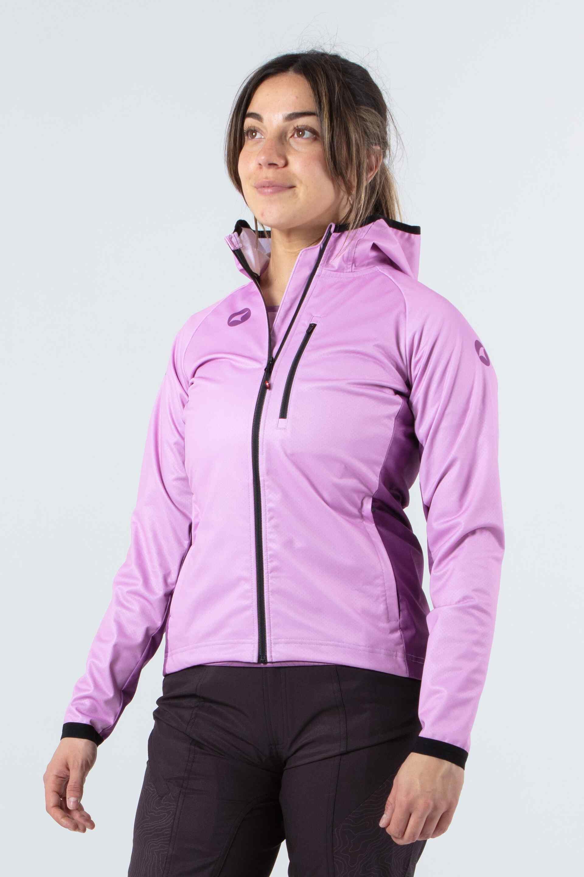Women's Lilac MTB Jacket - Front View