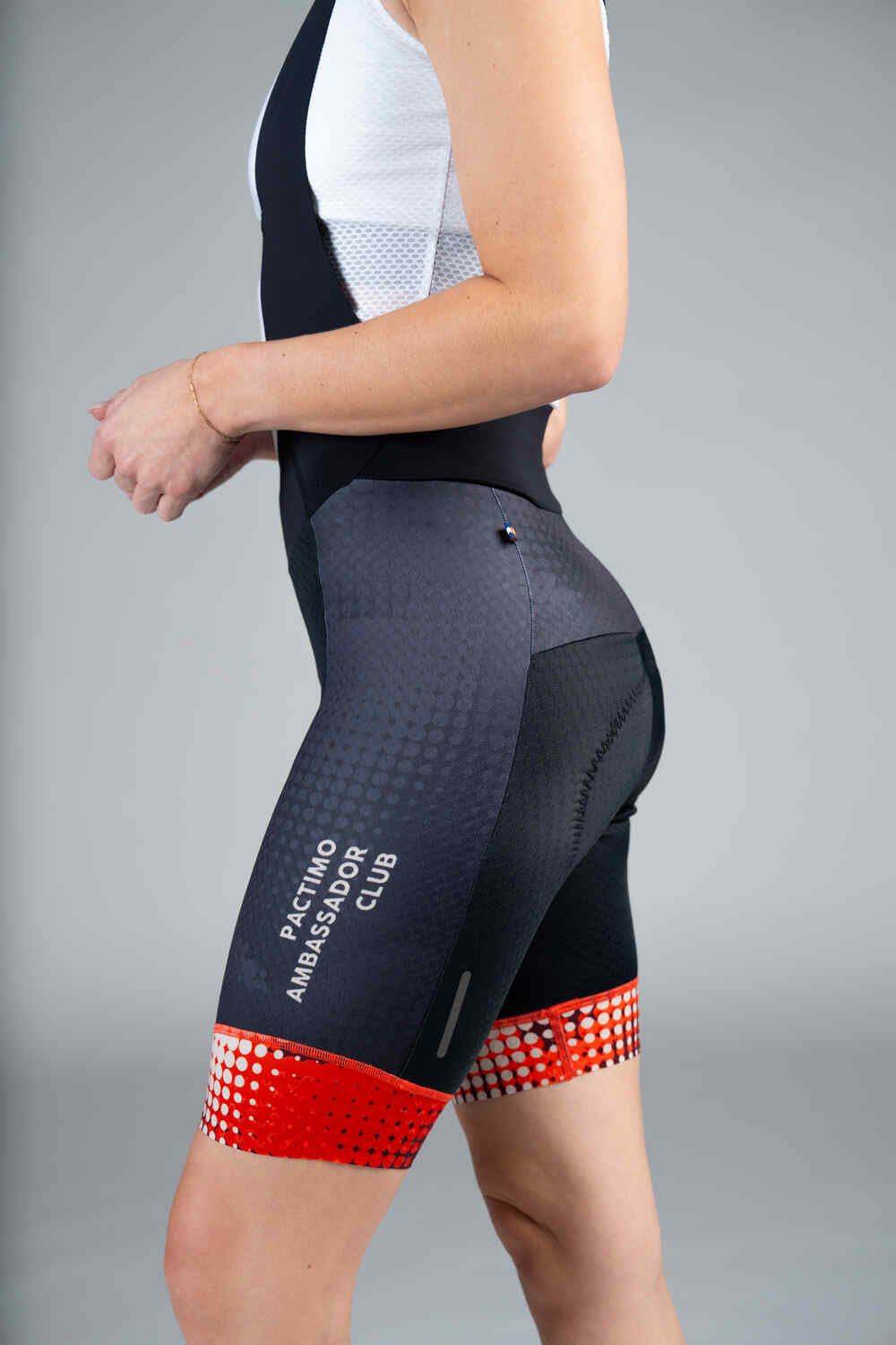 Women's PAC Summit Raptor Bibs - Desert Paintbrush Left Side