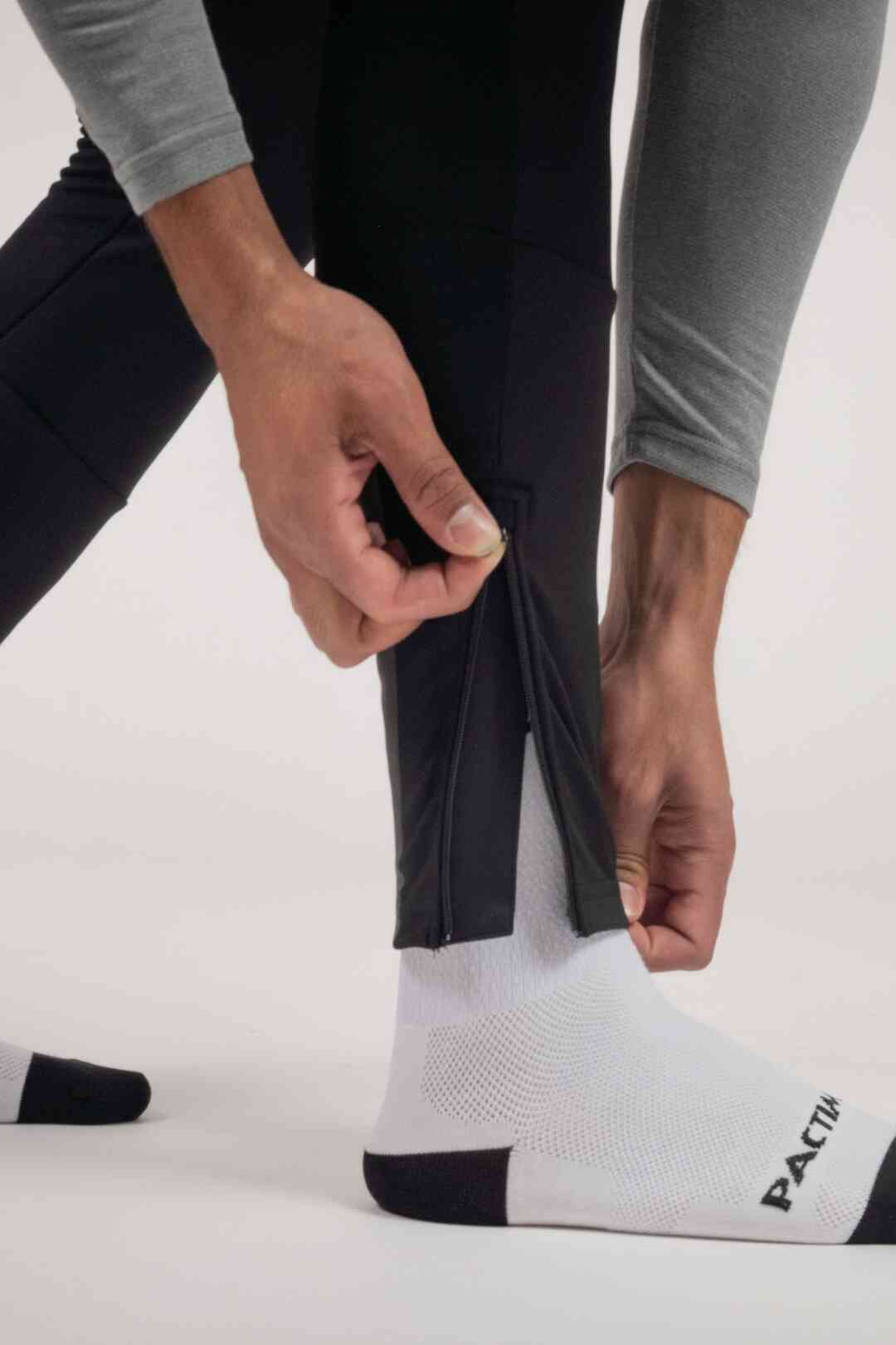 Thermal Cycling Tights - Zippered Leg Opening