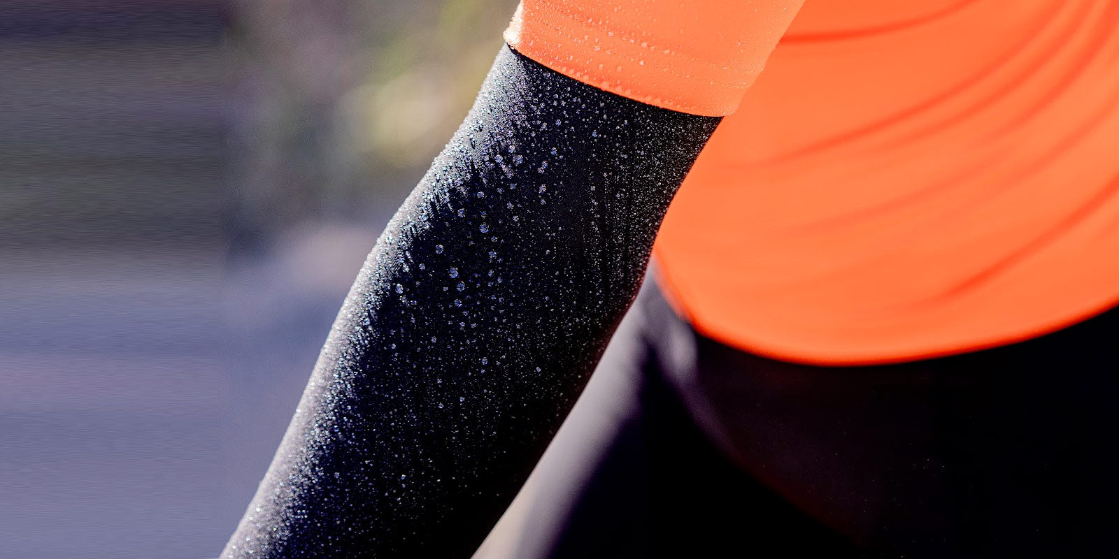 Water Rolling Off Storm+ Thermal Cycling Arm Warmers