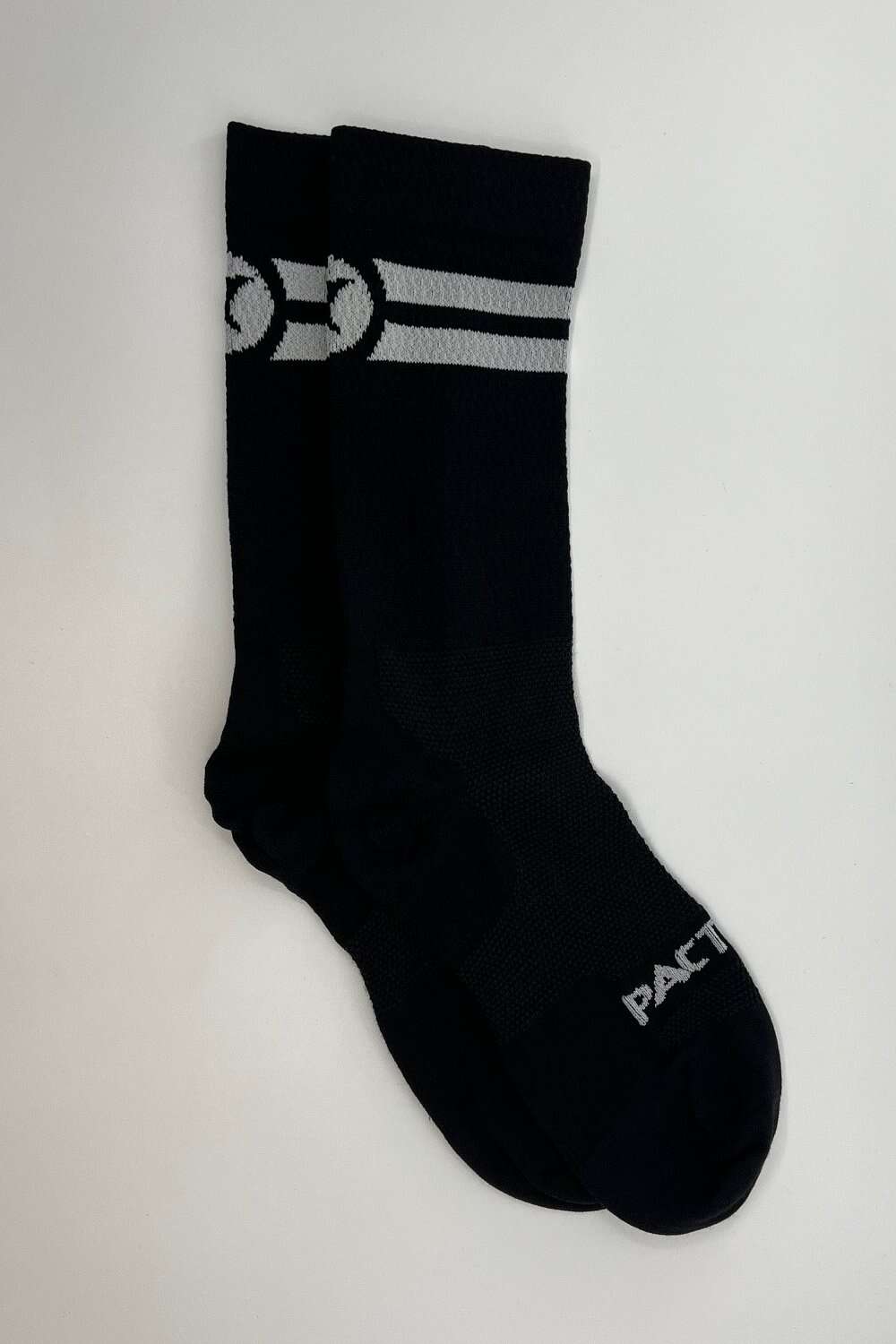 Stripe Black Cycling Socks