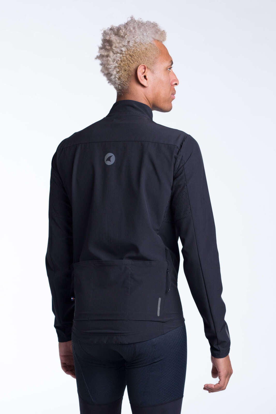 Men's Packable Cycling Jacket - Summit Shell Back View