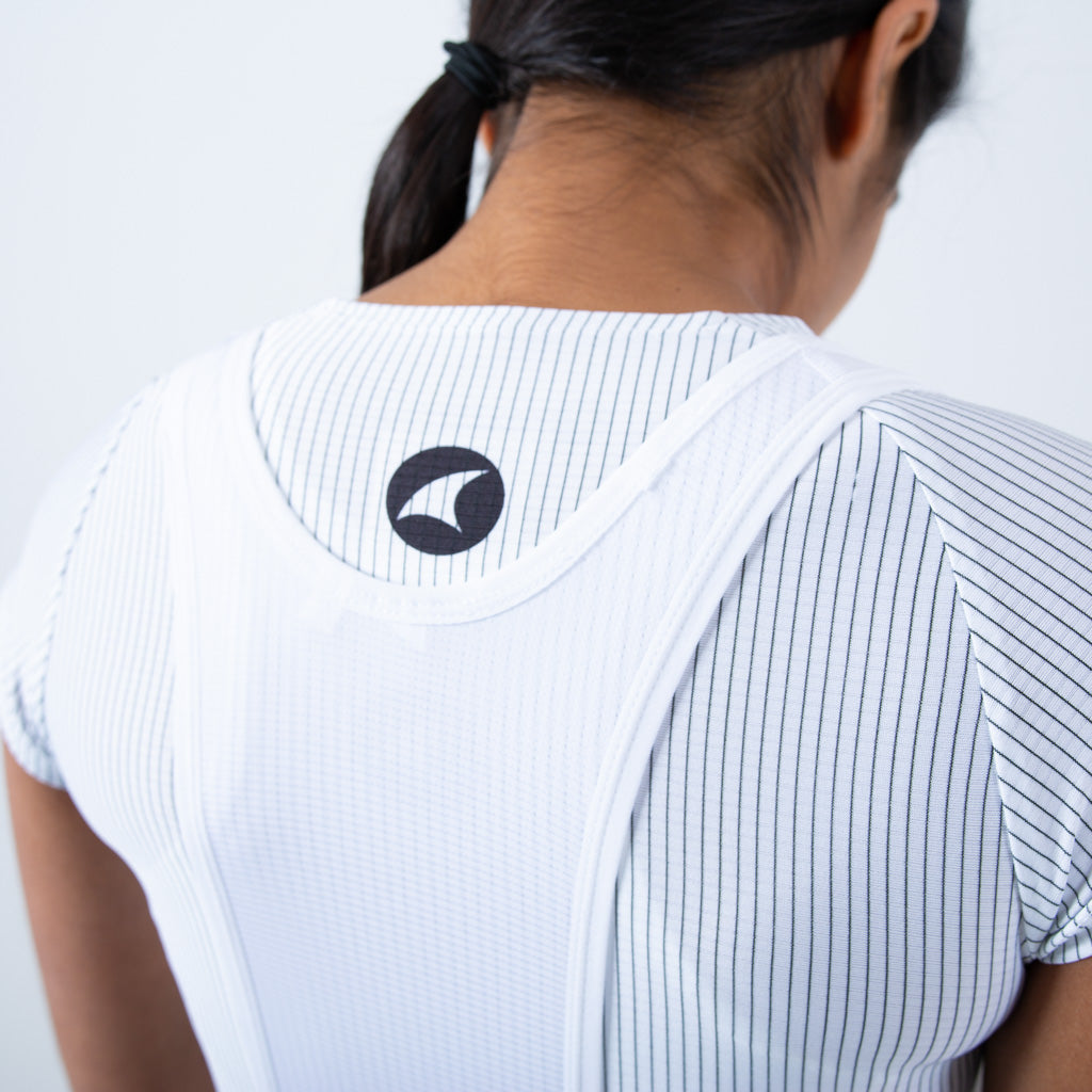 Women's Short Sleeve Cycling Base Layer - Back Detail