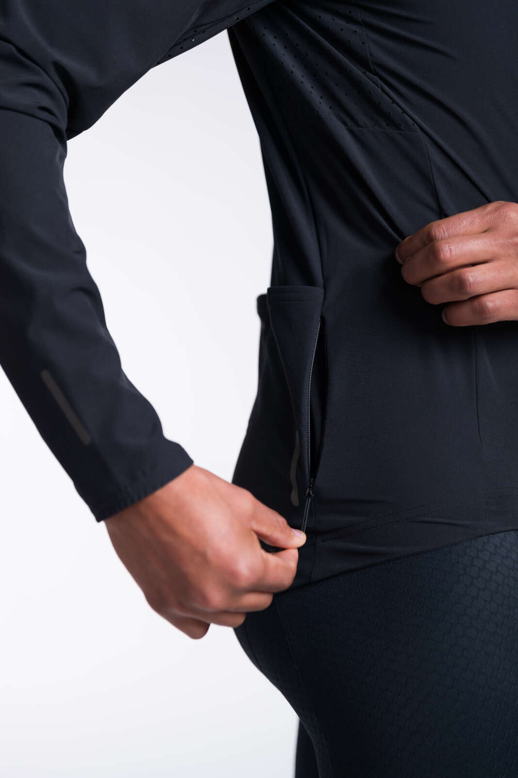 Men's Packable Cycling Jacket - Summit Shell Zippered Valuables Pocket