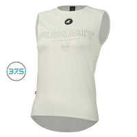 Women's Sleeveless Mesh Cycling Base Layer - Front View #color_white