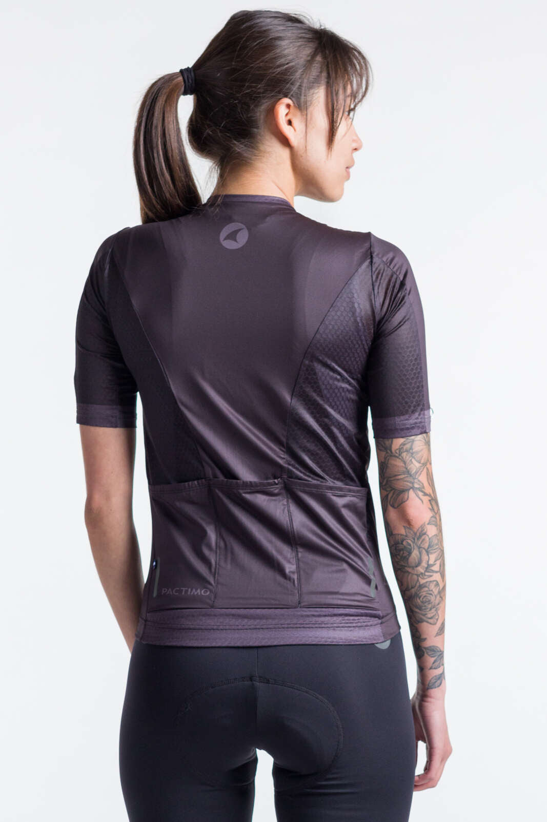 Women's Best Black Cycling Jersey - Summit Back View