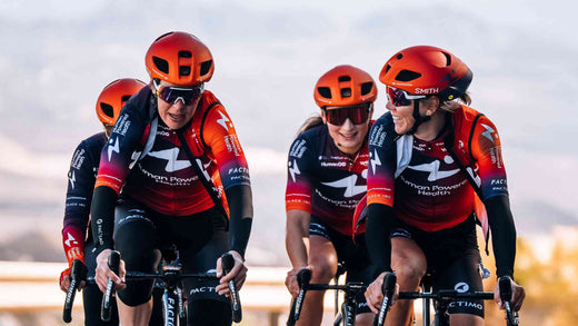 Cyclists in Human Powered Health Custom Kits