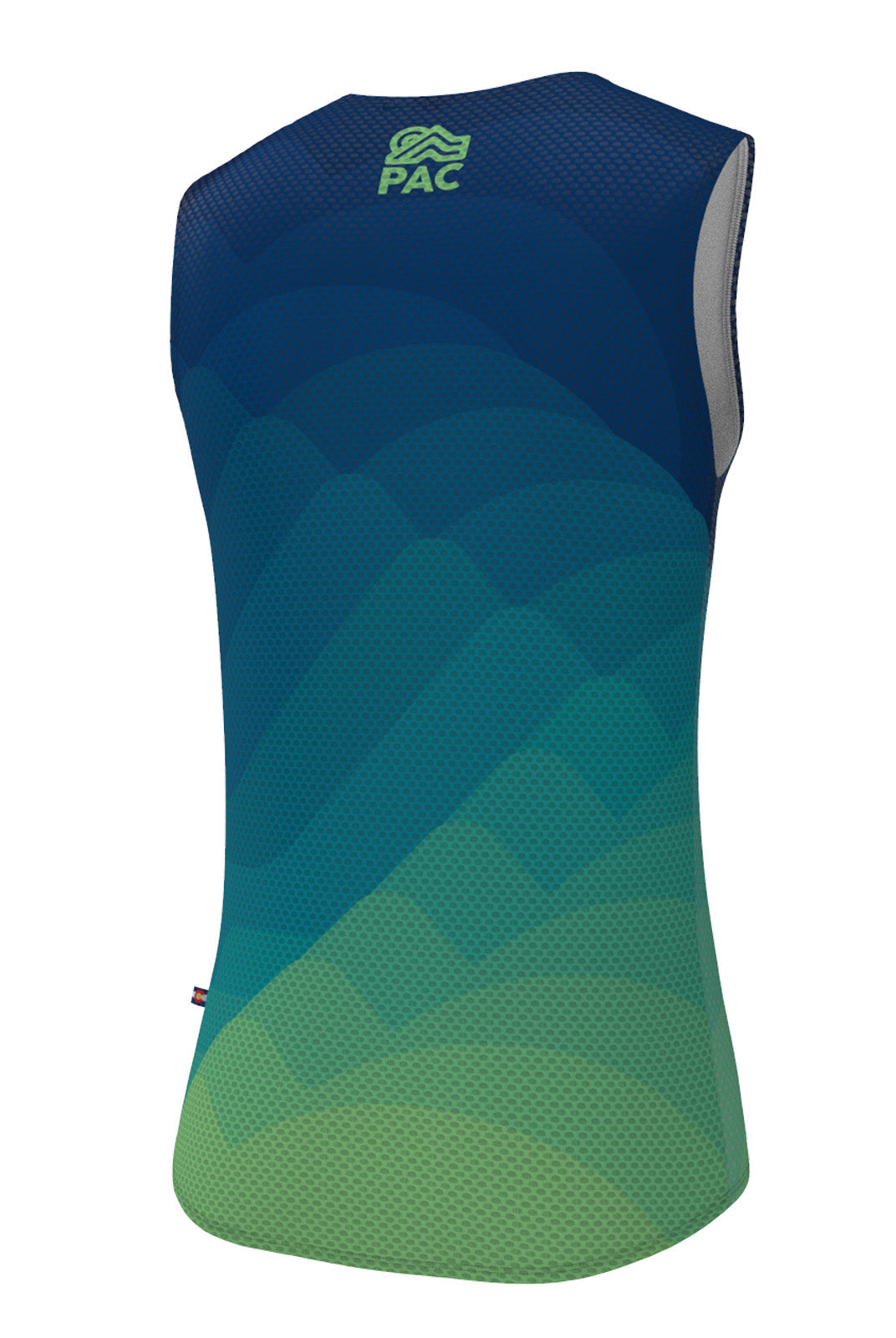 Men's PAC Sleeveless Base Layer - Twighlight Back View