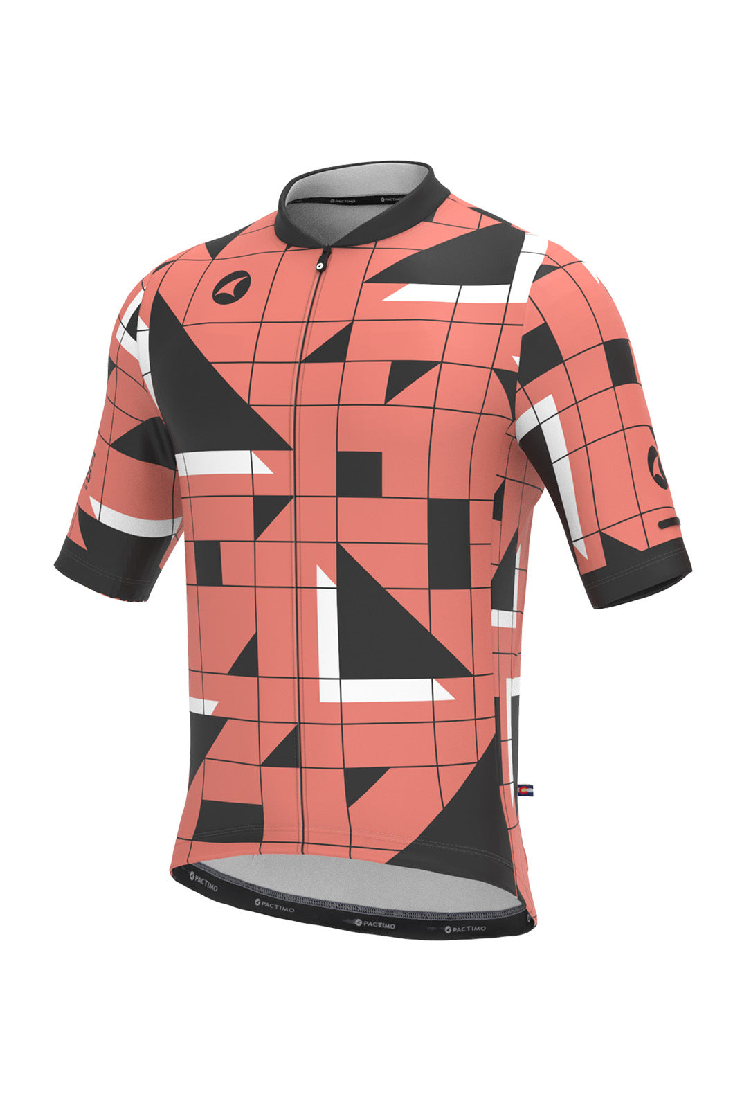 Men's Red Unique Cycling Jerseys - Sandra Fettingis Front View