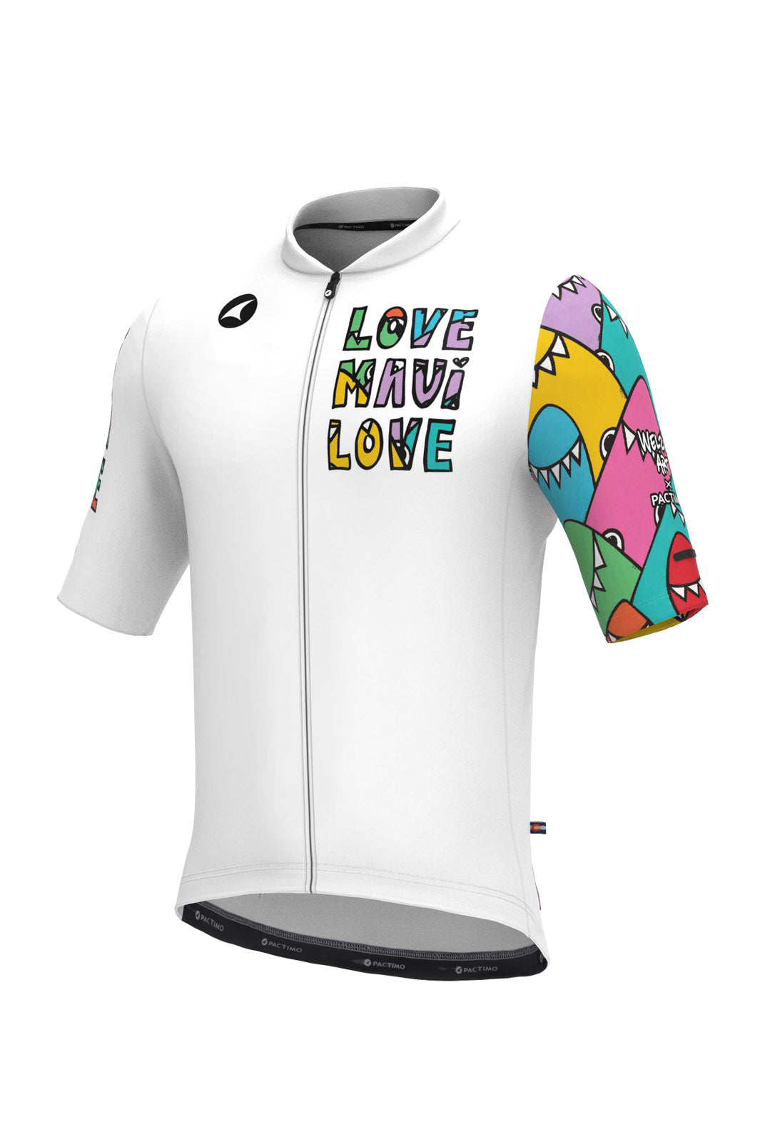 Maui Relief Cycling Jersey for Men - Welzie Design Front View