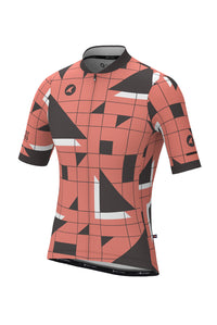 Men's Red Unique Aero Cycling Jerseys - Sandra Fettingis Front View