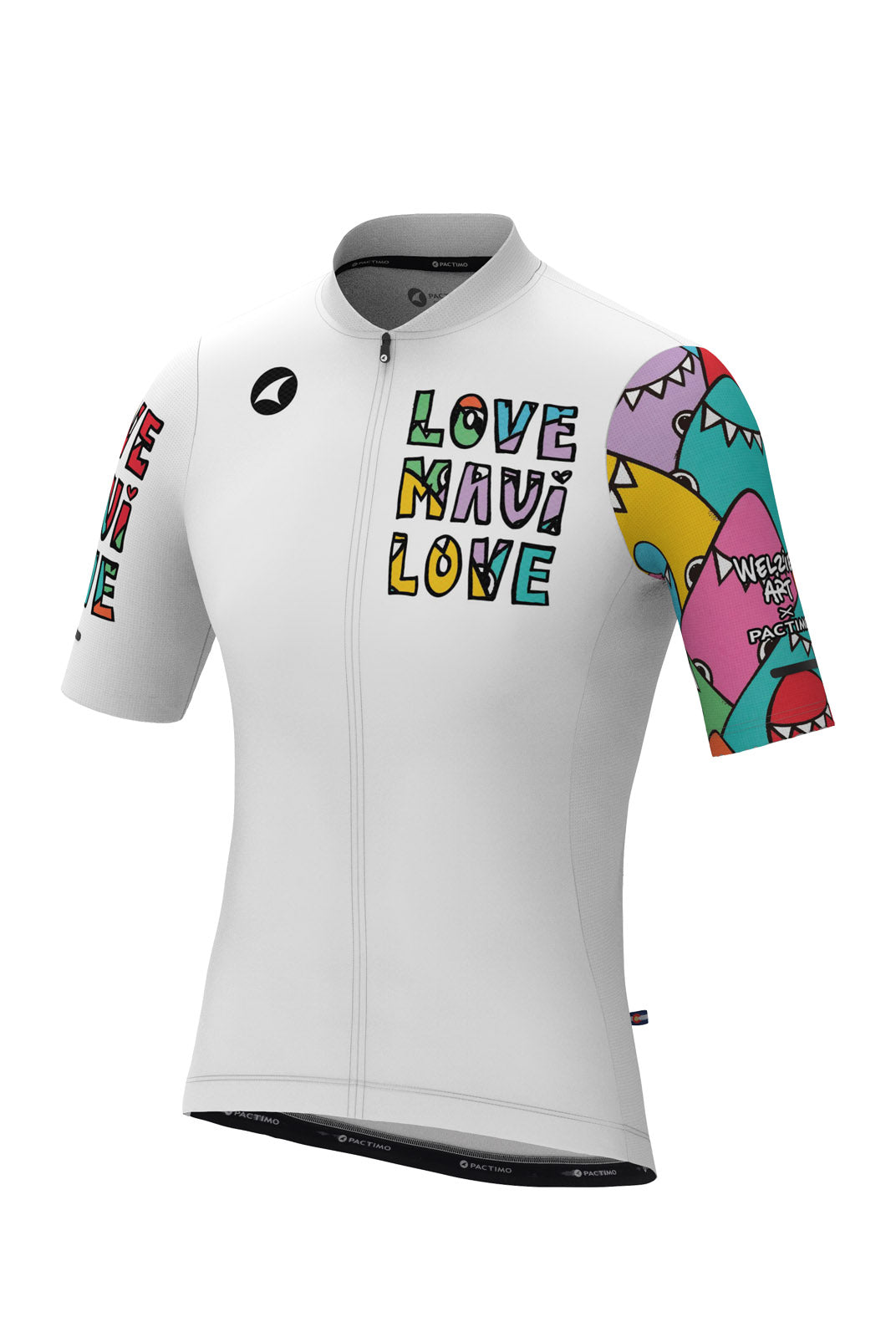 Maui Relief Aero Cycling Jersey for Men - Welzie Design Front View
