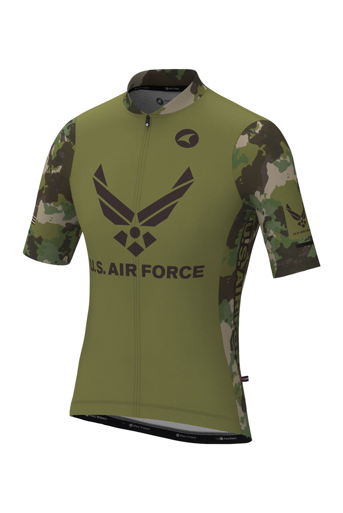 force fahrradbekleidung Men's US Air Force Cycling Jersey | Military Jerseys