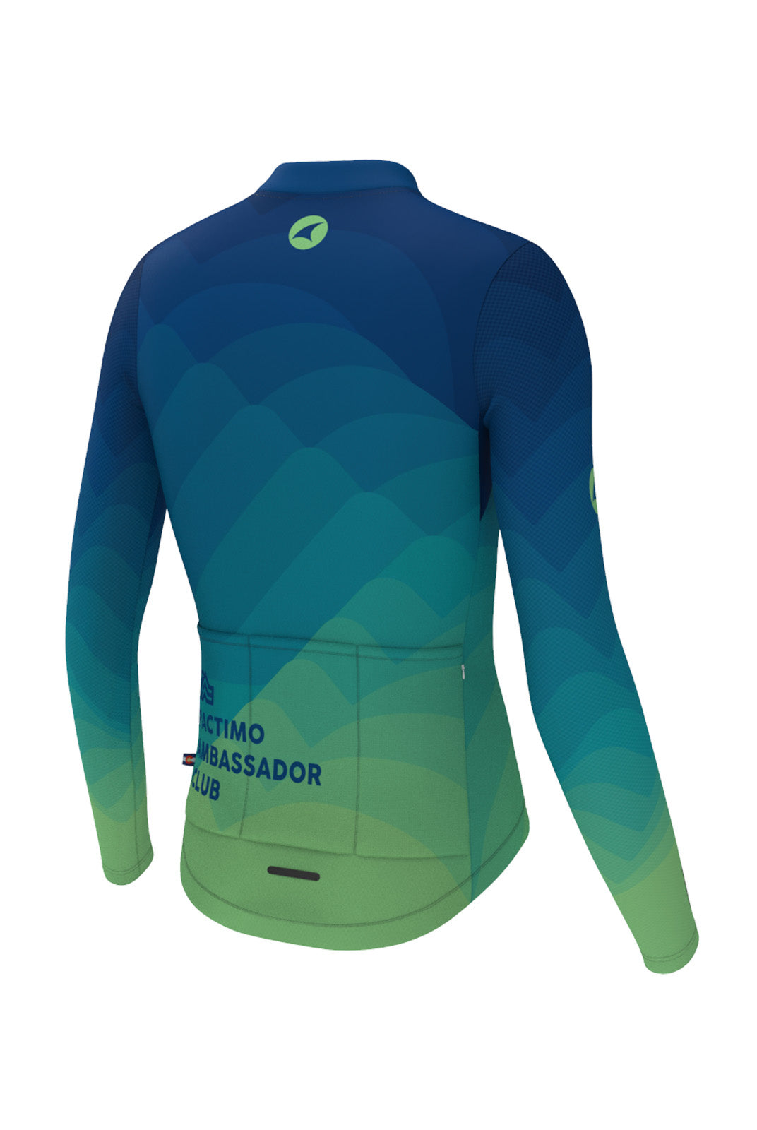 Men's PAC Ascent Aero Long Sleeve Cycling Jersey - Twighlight Back View