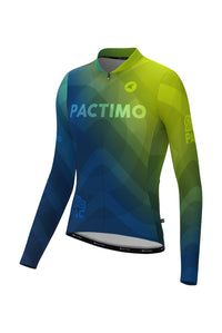 Men's PAC Aero Long Sleeve Cycling Jersey - Cool Fade Front View