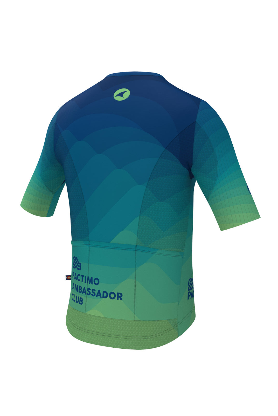 Men's PAC Flyte Cycling Jersey - Twighlight Back View