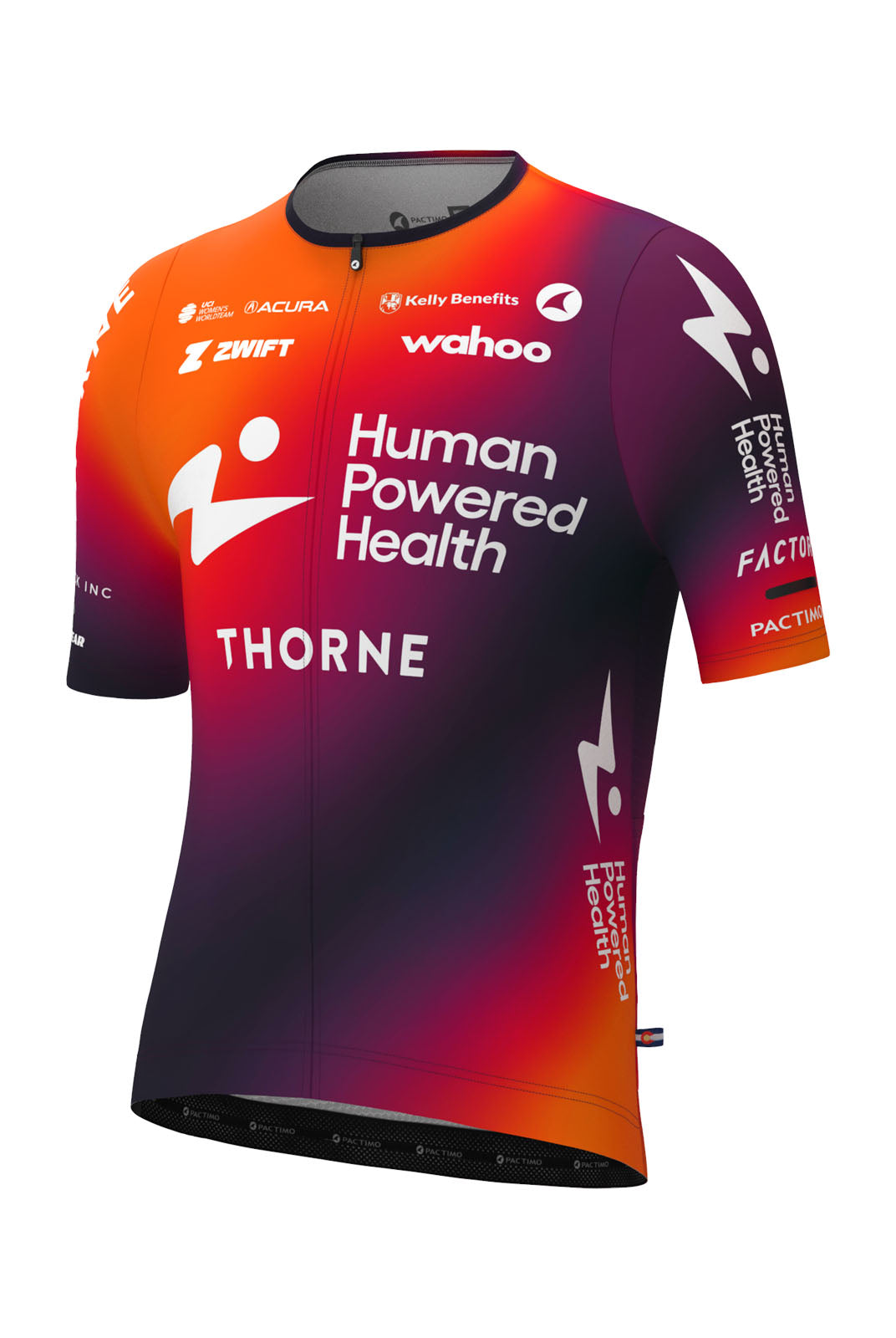 Men's Human Powered Health Cycling Jersey - Summit Front View