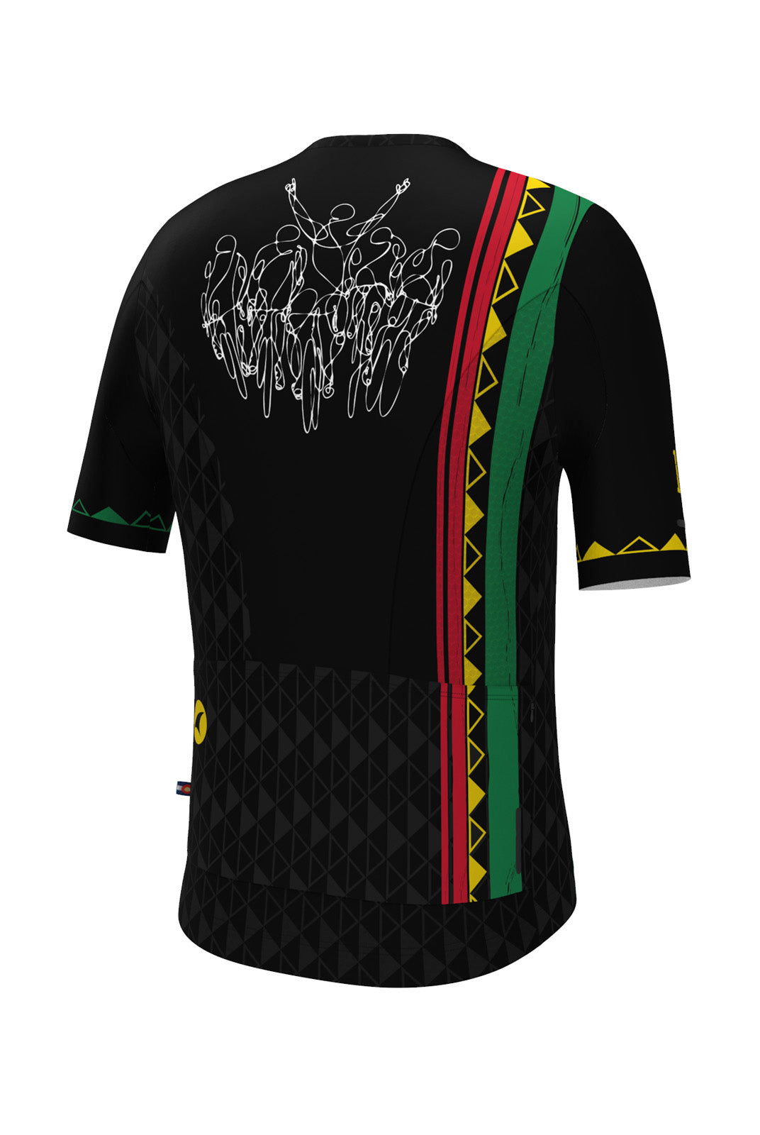 Men's Pride, Power, Legacy Cycling Jersey - Summit Aero Back View