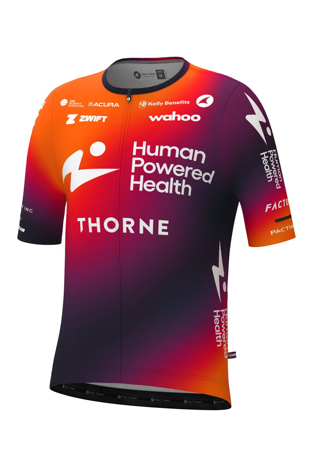 Men's Human Powered Health Aero Cycling Jersey - Summit Front View