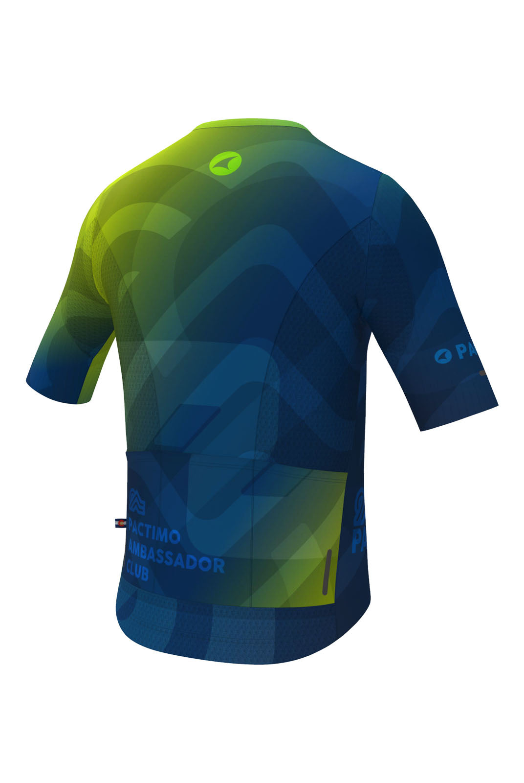 Men's PAC Flyte Cycling Jersey - Cool Fade Back View